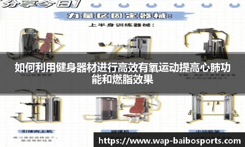 如何利用健身器材进行高效有氧运动提高心肺功能和燃脂效果